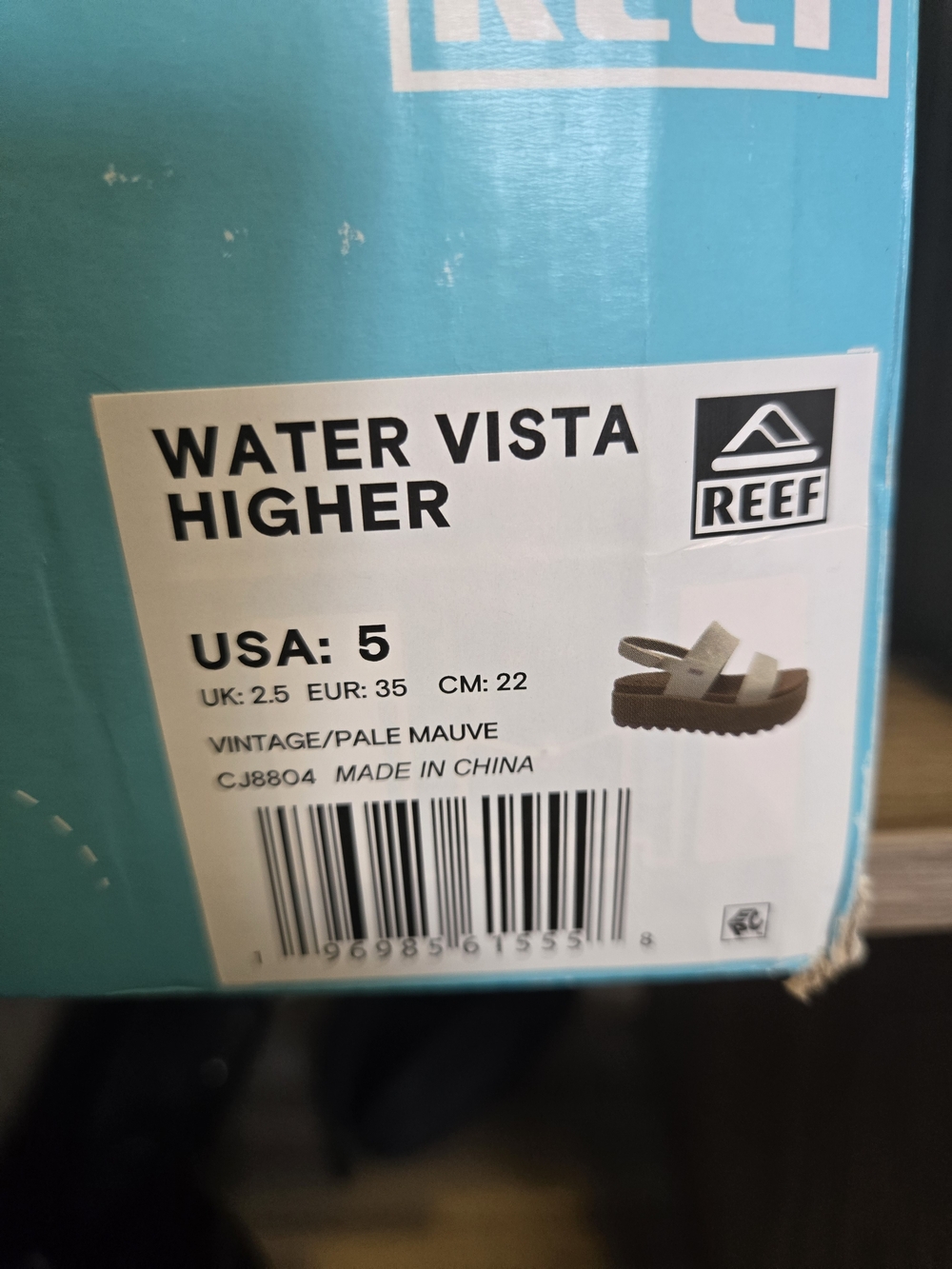 Reef Women’s Cream Platform Sandals - Picture 8 of 8